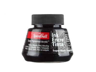 Tusz do kaligrafii Speedball Super Pigmented  Acrylic Ink Super black czarny