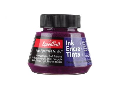 Tusz do kaligrafii Speedball Super Pigmented  Acrylic Ink Deep Purple Głęboki fiolet